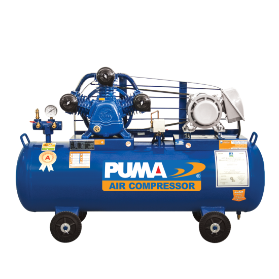 ปั๊มลมสายพาน PUMA PP32 2HP 220V. ถัง 148 ลิตร